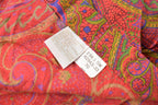 Vintage 1980s Paisley Abstract Button Up Shirt Men's Medium /