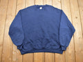Vintage 1990s Blank Blue 'Jerzees' Crewneck Sweatshirt