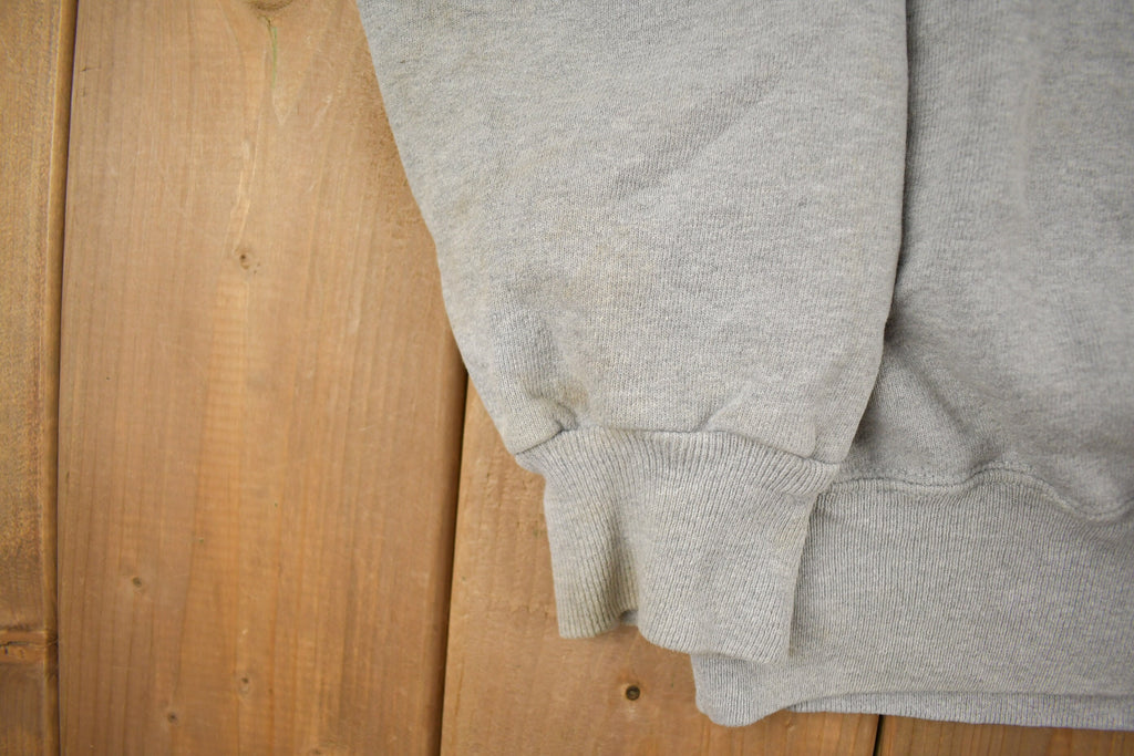 Vintage 1990s Champion Blank Grey Crewneck Sweatshirt