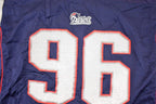 Vintage Y2K Reebok New England Patriots Adalius Thomas NFL Jersey Men's L / Football Fan Apparel / 2000s Sportswear / Single Stitch Tee