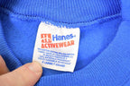 Vintage 1990s Hanes Activewear Blank Crewneck Sweatshirt Men's L