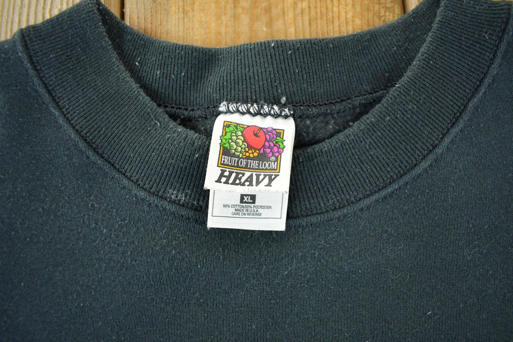 Vintage 1990s USA American Flag Crewneck Sweatshirt Mens XL  90s Souvenir Crewneck  Vintage Souvenir Travel Patriotic