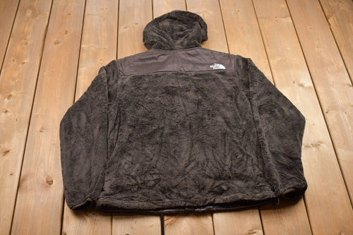 Vintage 1990s North Face Brown Fleece Zip Up Sweater / Outdoorsman / 90s Sweater / Streetwear / Hiking / Fleece Zip up / North Face Vintage