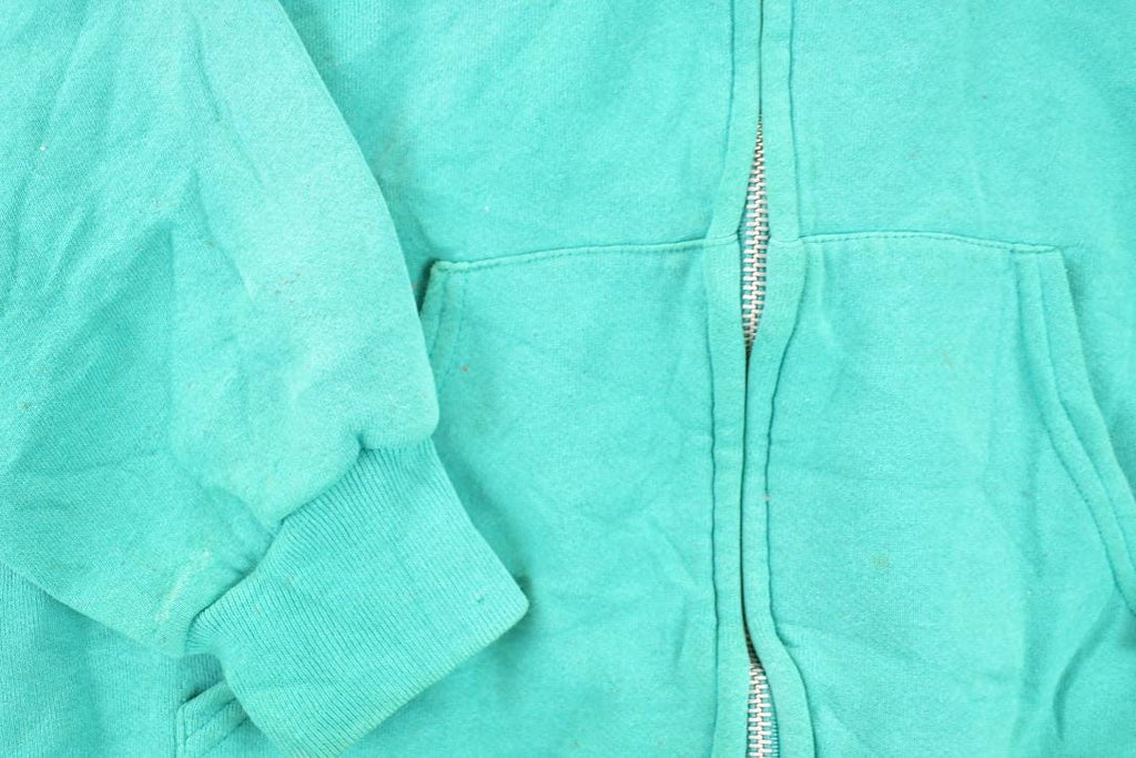 Vintage 1990s Sturdy Sweats Zip Up Blank Hoodie Sweatshirt Men's L