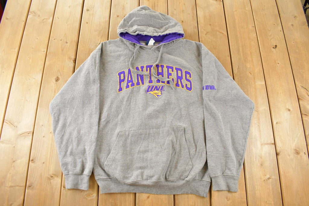Vintage 1990s University of Northern Iowa Panthers Collegiate Hoodie Men's Medium
