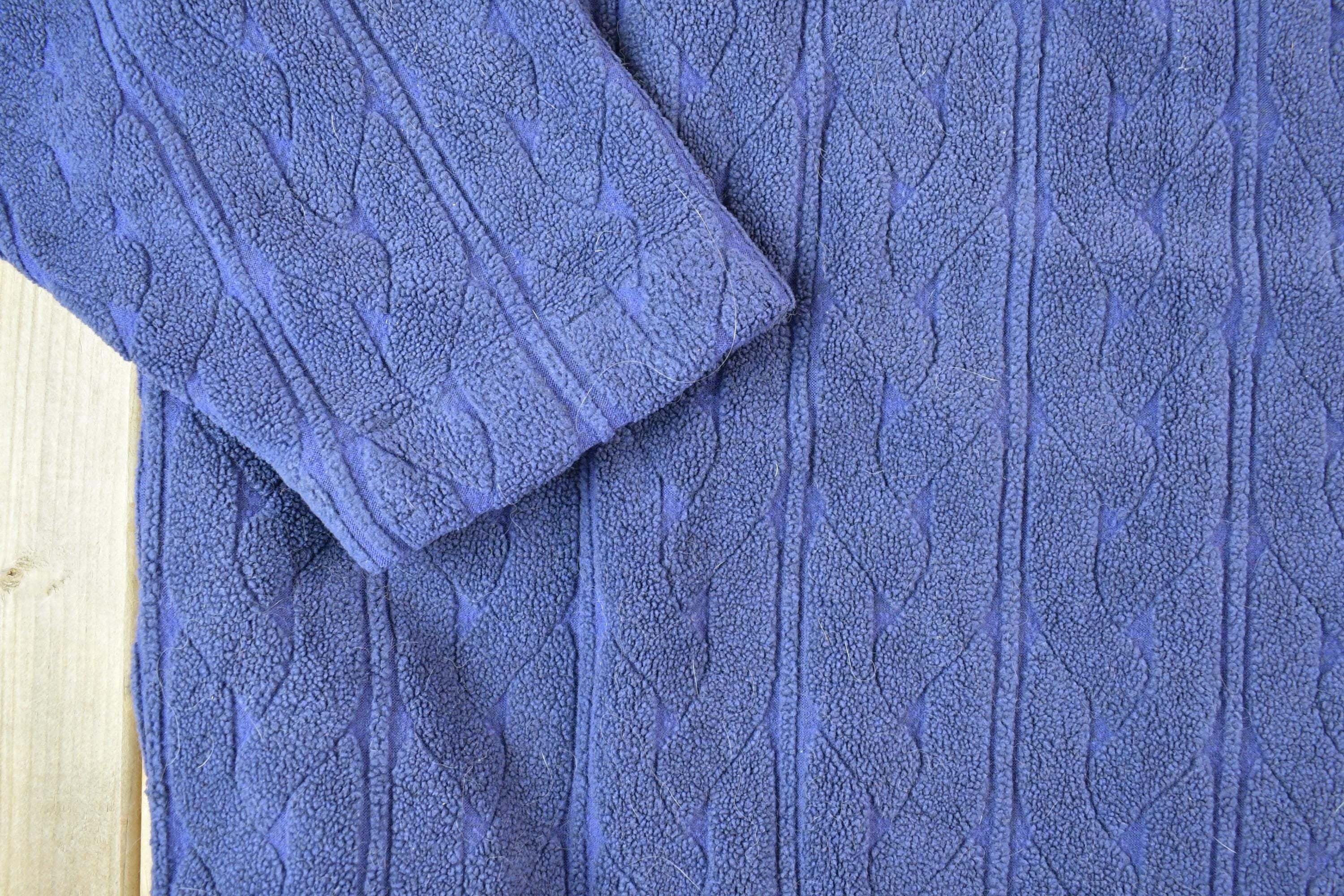 Vintage 1990s Brem Fleece Outdoorsman Sweater