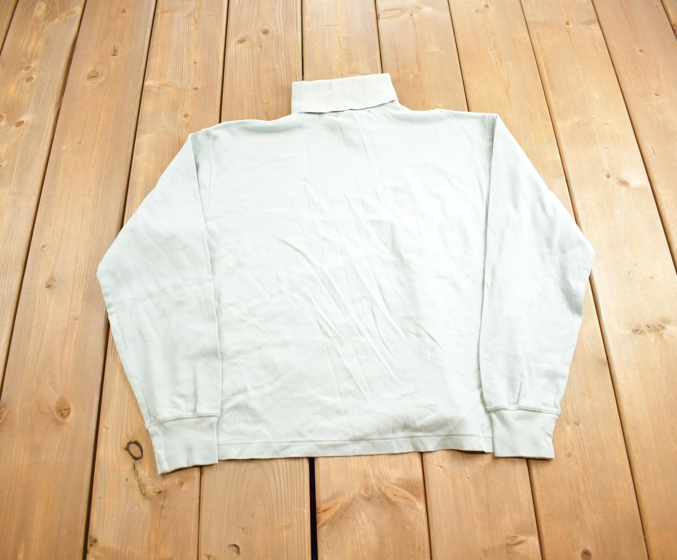 Vintage 1990s Polo Sport Ralph Lauren Basic Turtleneck Made In USA