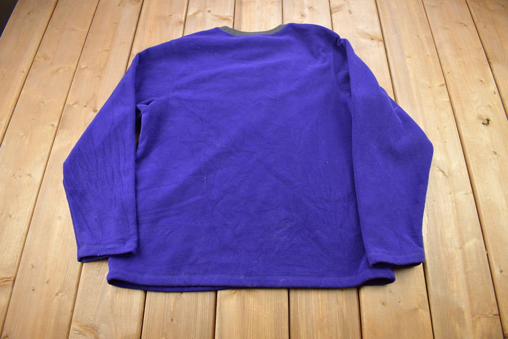 Vintage 1990s Disney Eeyore Winnie The Pooh Fleece Crewneck  Vintage Sweatshirt  Vintage Disney  Embroidered