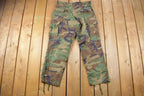 Vintage 1990s Army Camouflage Cargo Pants Size 32 x 28