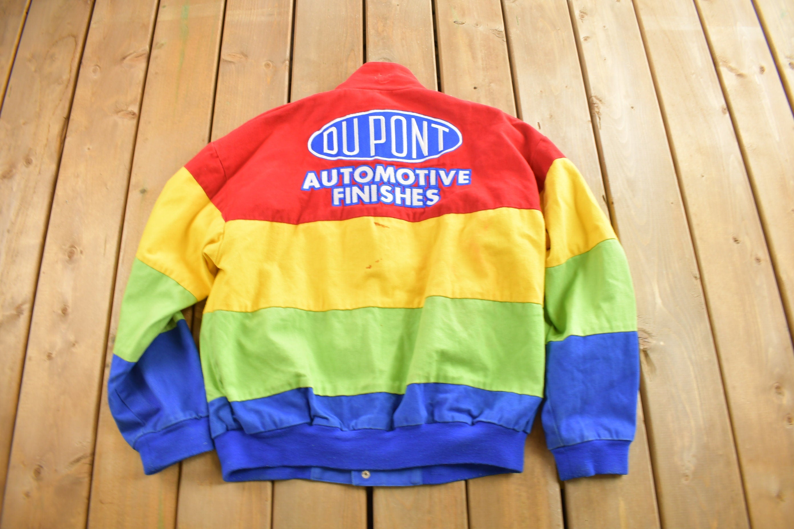 Vintage 1990s Jeff Gordon Dupont Nascar Racing Jacket