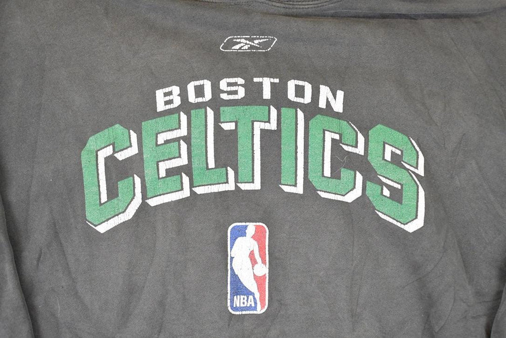 Vintage Y2K Boston Celtics Reebok NBA Hoodie Sweatshirt Men's XL