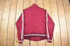 Vintage 1980s Zip Up Track Suit Sweatshirt /