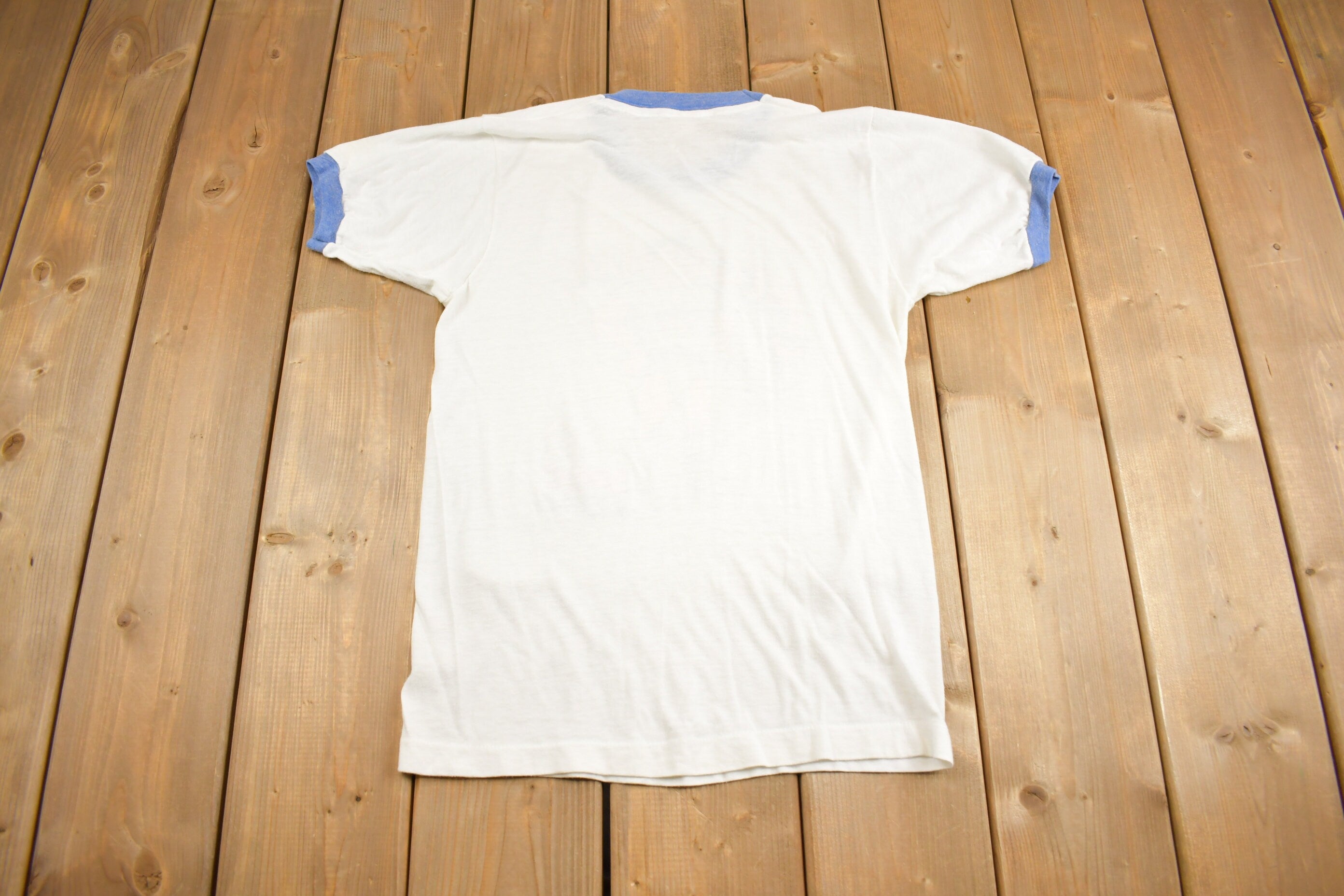 Vintage 1983 Mega Man MSC Ringer T-Shirt