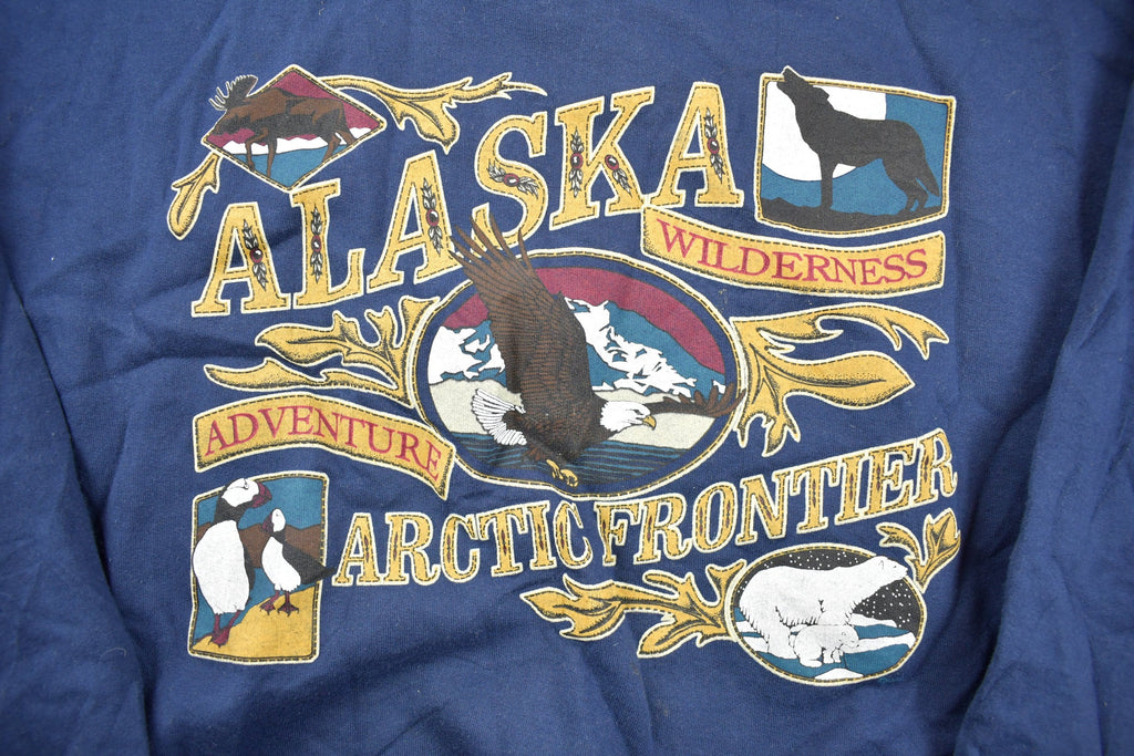 Vintage 1990s Alaska Arctic Frontier Adventure Crewneck Sweatshirt