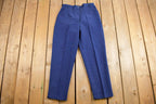 Vintage 1970s Pleated Trousers Size 29 x 27.5