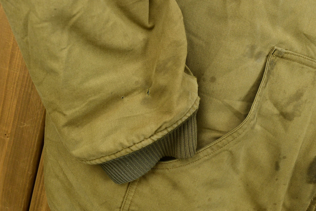 Vintage 90's Carhartt Quick Duck Hooded Jacket