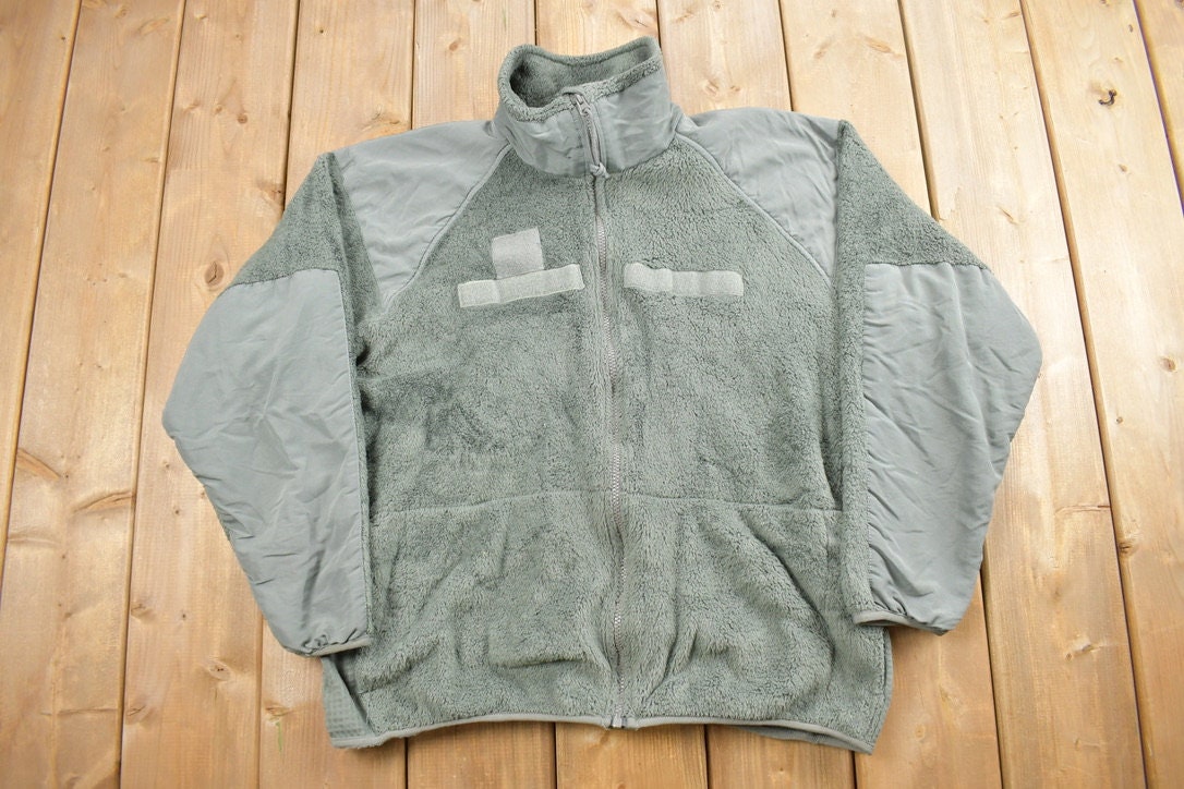 Vintage 1990s Military Cold Weather Fleece Sweater