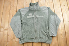 Vintage 1990s Military Cold Weather Fleece Sweater / Army / Gen III / Army Jacket / Deep Pile Fleece / Size Large Regular