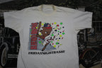 Vintage 1993 Buffalo Bison's Friday Night Bash Baseball Graphic T Shirt