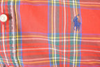 Vintage 1990s Ralph Lauren Red Plaid Button Up Shirt Men's XL