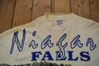Vintage 1990s Niagara Falls All Over Print Souvenir T Shirt