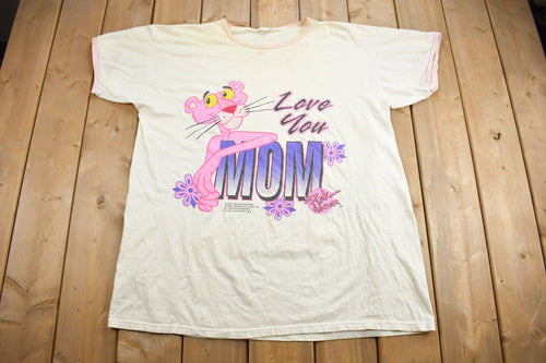 Vintage 1997 The Pink Panther Cartoon Pajama T-Shirt / 90s Graphic Tee / Vintage Cartoon Tee / One Size Fits All / Made In USA