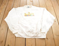 Vintage 1990s Marriott World Class Team Embroidered Crewneck Sweatshirt Made In USA