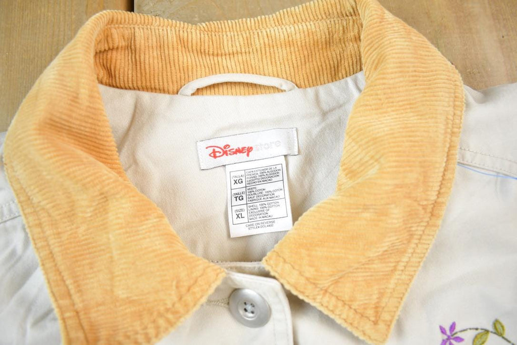 Vintage 1990s Disney Winnie The Pooh Eeyore Embroidered Jacket