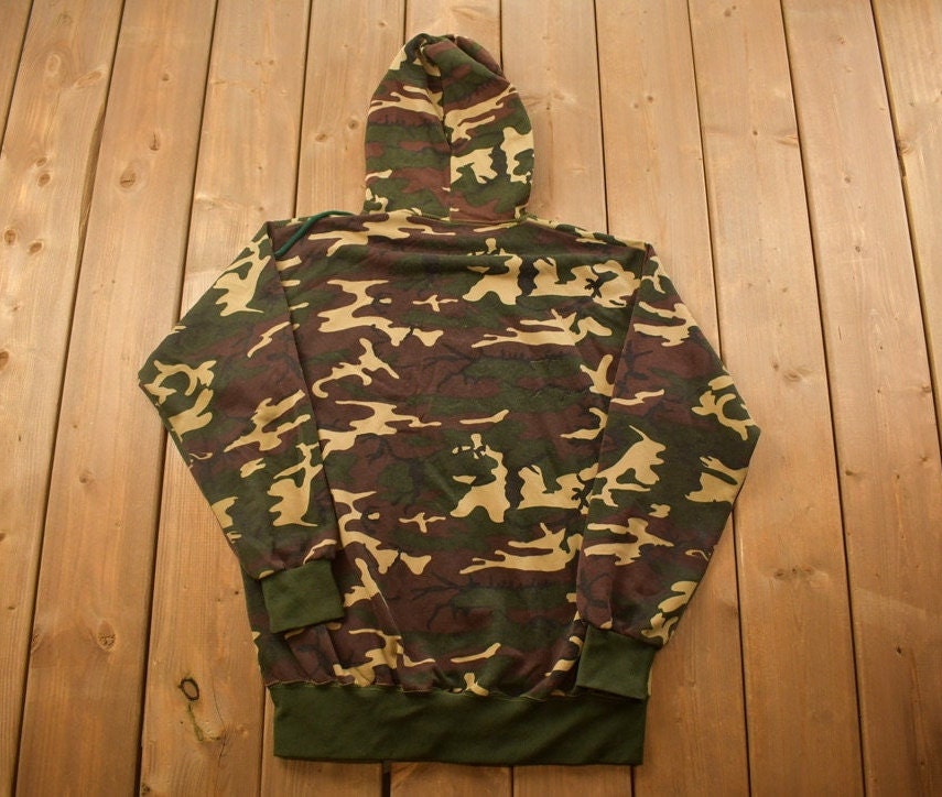 Vintage 1990s Camo Hoodie