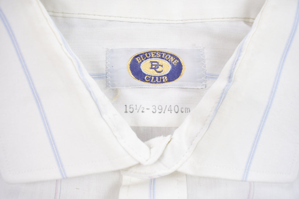 Vintage 1990s Bluestone Button Up Dress Shirt