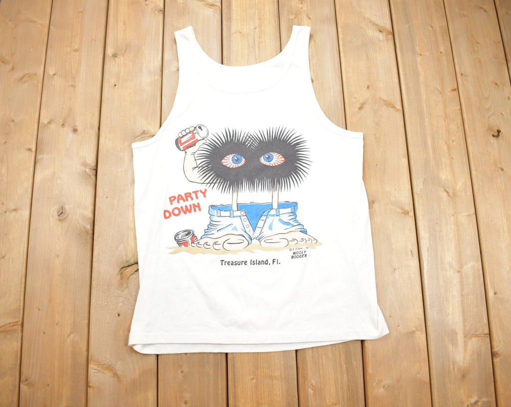 Vintage 1990s Treasure Island Florida Souvenir Tank Top