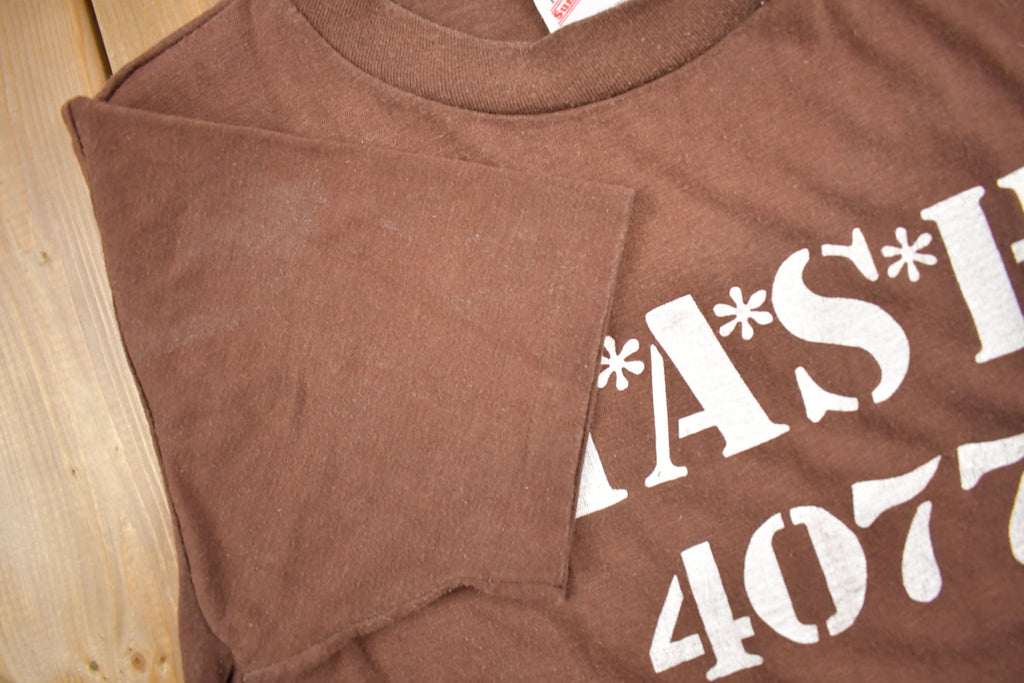 Vintage 1980s M*A*S*H 4077 Graphic T Shirt