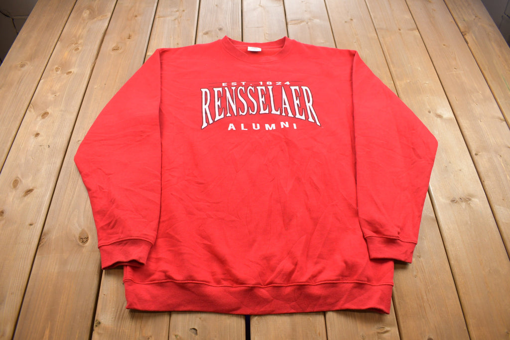 Vintage 1990s Rennsselaer Alumni Crewneck Sweatshirt