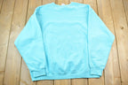 Vintage 1990s Hummingbird Floral Print Cute Crewneck Sweater