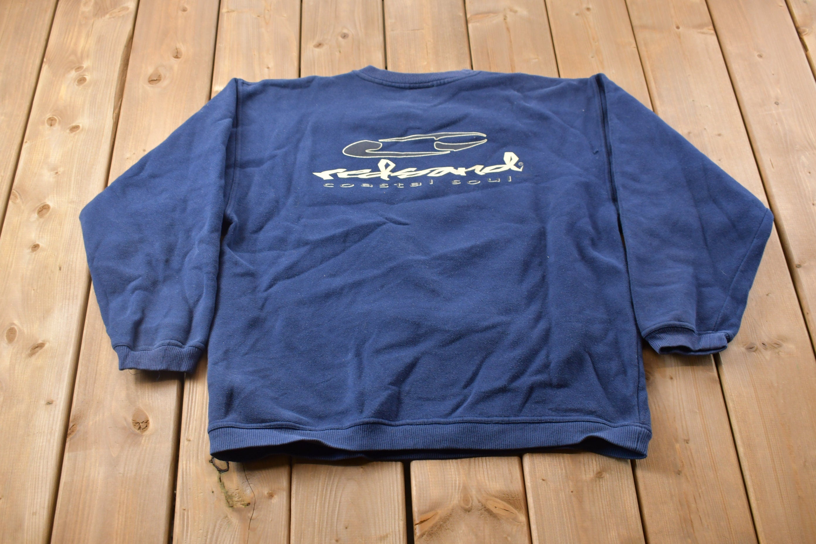 Vintage 1990s Red Sand Coastal Soul Graphic Crewneck Sweatshirt