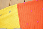 Vintage 1990s Bonnie Boerer PRET Knit Crewneck Colour Block Sweater