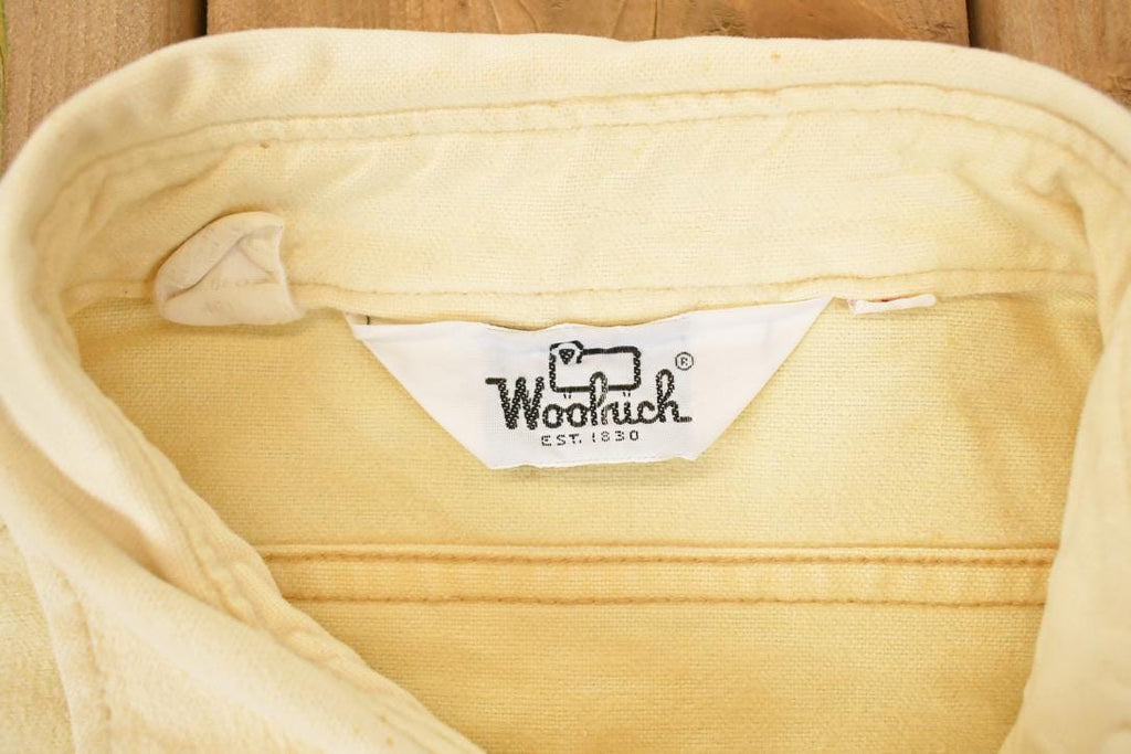 Vintage 1990s Woolrich Heavyweight Button Up Shirt Men's L