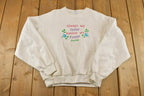 Vintage 1990s Cute Sister Souvenir Crewneck Sweatshirt Womens L / 90s Crewneck / Travel Vacation Sweater / Vintage Sweatshirt
