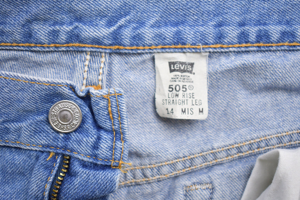 Vintage 1990s Levi's 505 Blank Red Tab Denim Jeans Size 34 x 31 / Vintage Denim / Streetwear / Jeans / Vintage Levi's
