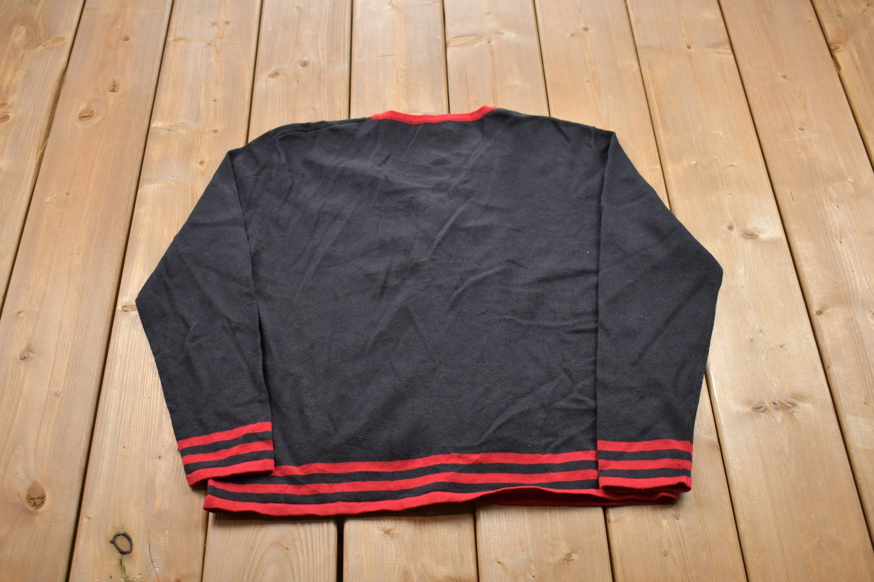 Vintage 1990s Version Originals Knitted Cardigan Sweater