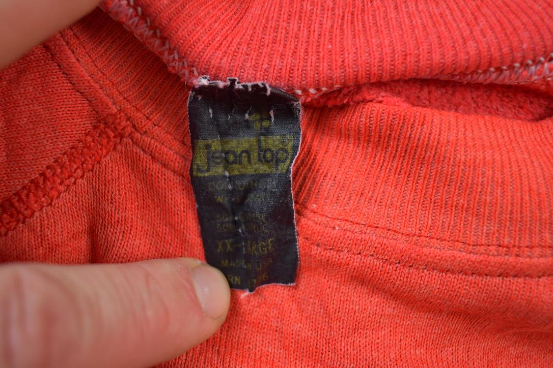 Vintage 1990s Blank Red Crewneck Sweatshirt