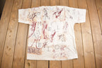 Vintage 1990s Michelangelo Art Graphic T Shirt