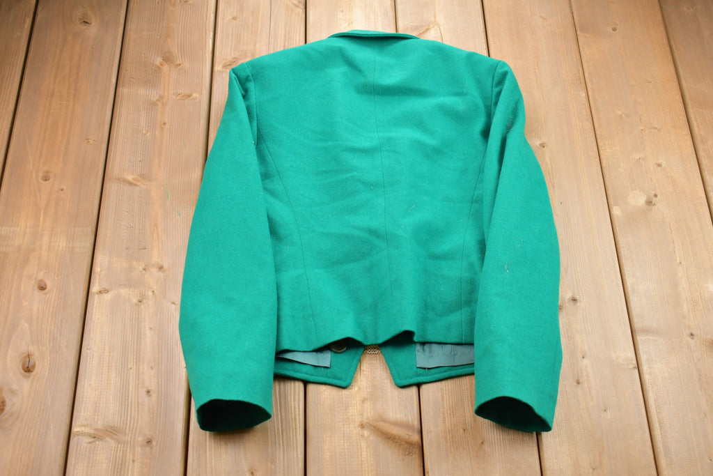 Vintage 1980s 100% Wool Blazer