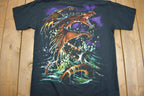 Vintage 1999 Liquid Blue Dragon Graphic With Tags