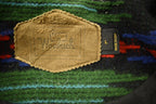 Vintage 1990s Woolrich Aztec Pattern Wool Shell Jacket