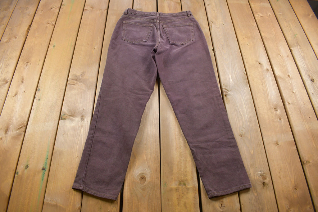 Vintage 1990's Gap Brown Denim Straight Leg Pants 30 x 29
