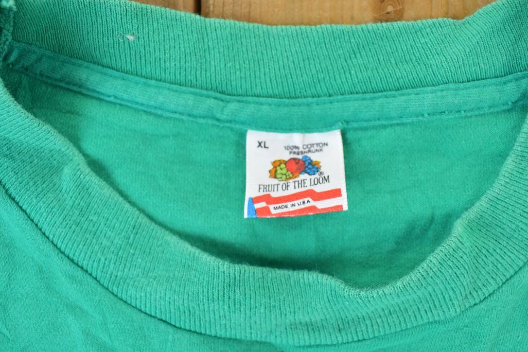 Vintage 1990s Best Grandpa Cartoon Souvenir T-Shirt