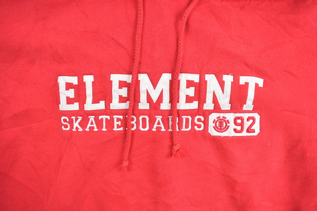Vintage 1990s Element Skateboards Graphic Hoodie