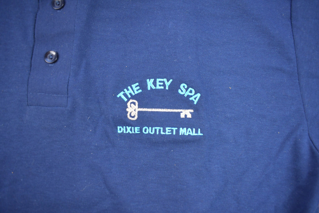 Vintage 1990s The Key Spa Outlet Mall Uniform Shirt