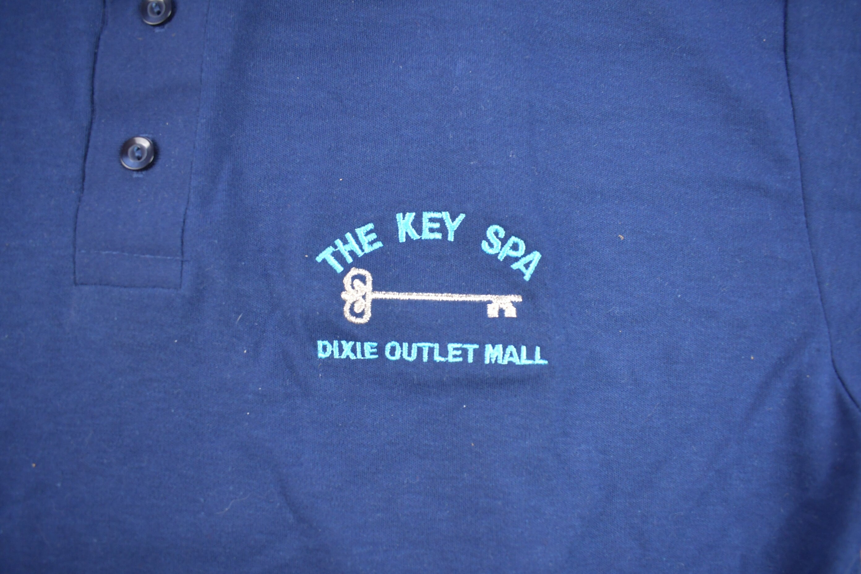 Vintage 1990s The Key Spa Outlet Mall Uniform Shirt